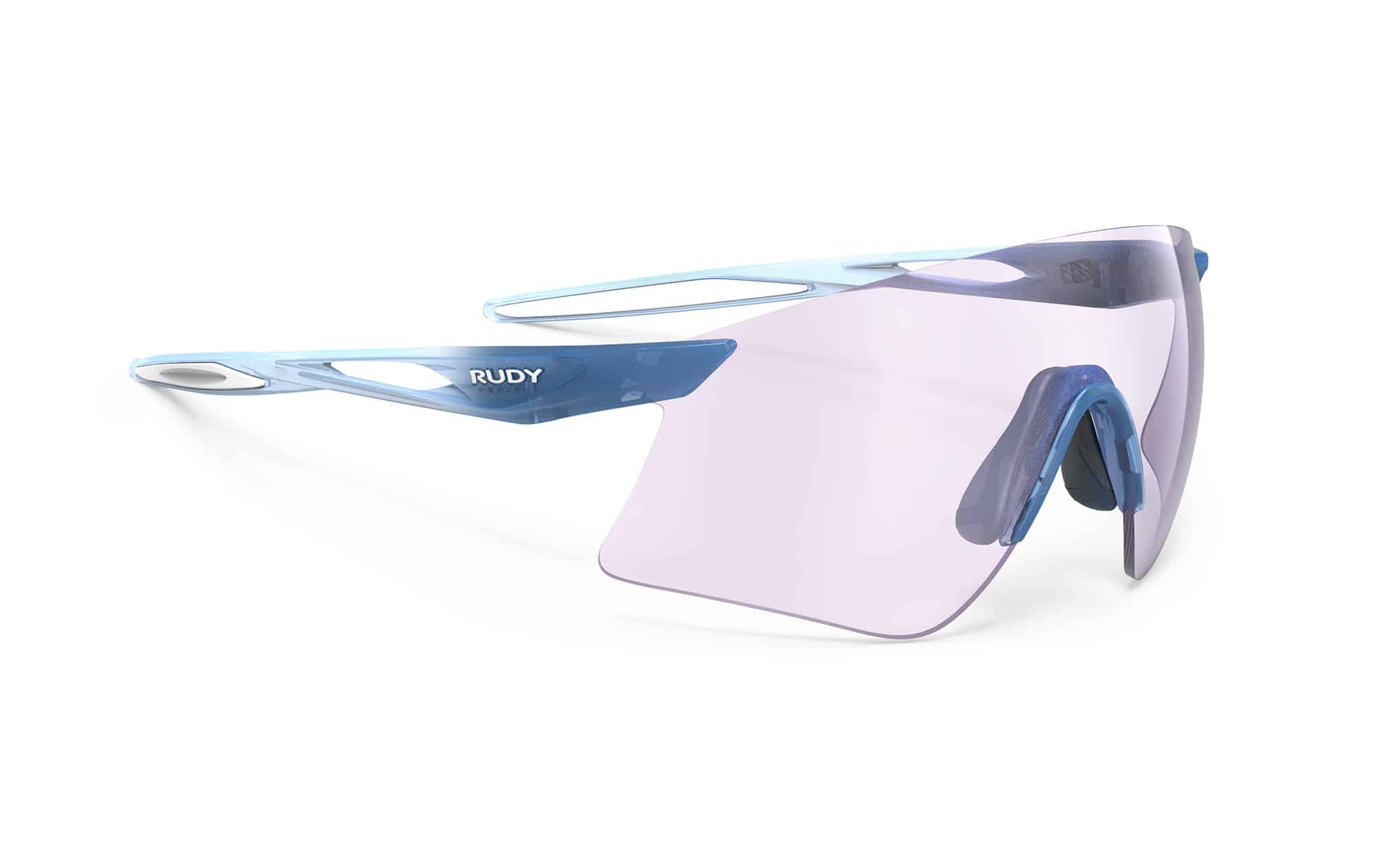 Top Vélo | RUDY PROJECT Astral Sphere Crystal Blue Avio Fade Sky ImpactX Photochromic 2 Laser Purple