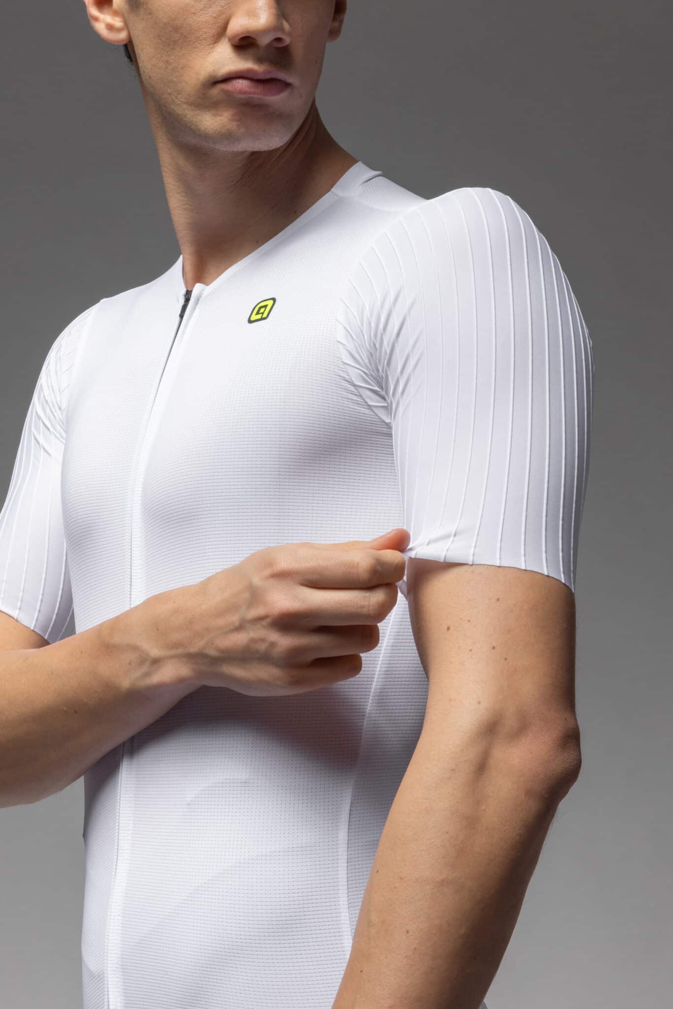 Top Vélo | Ale Earthy Style Maillot Blanc Zoom scaled
