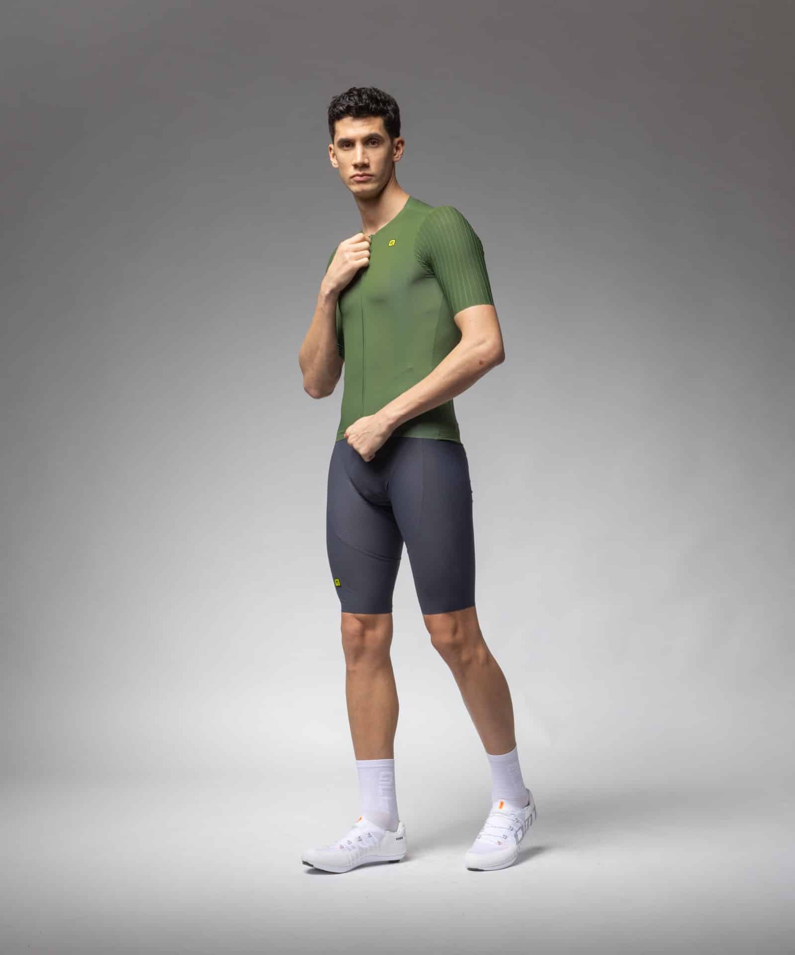 Top Vélo | Ale Earthy Style Maillot Comodoro Green