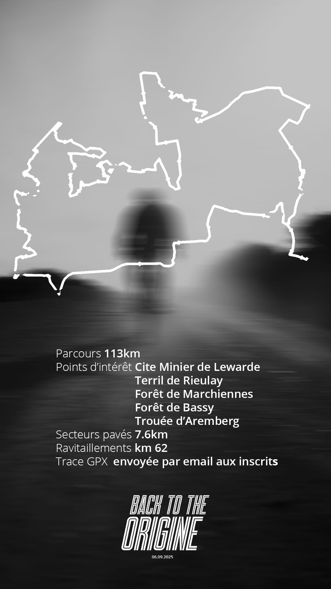 Top Vélo | Evenement Gravel Back to the Origine Parcours 113km