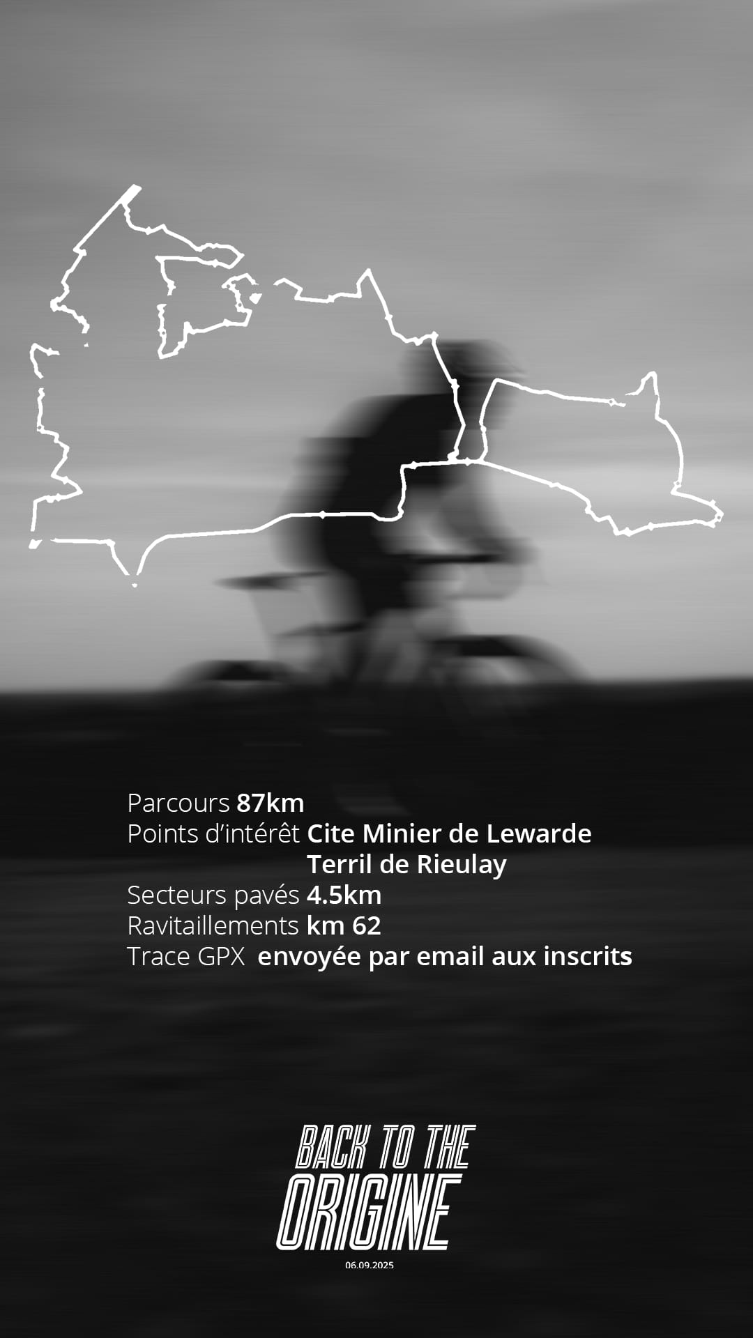 Top Vélo | Evenement Gravel Back to the Origine Parcours 87km