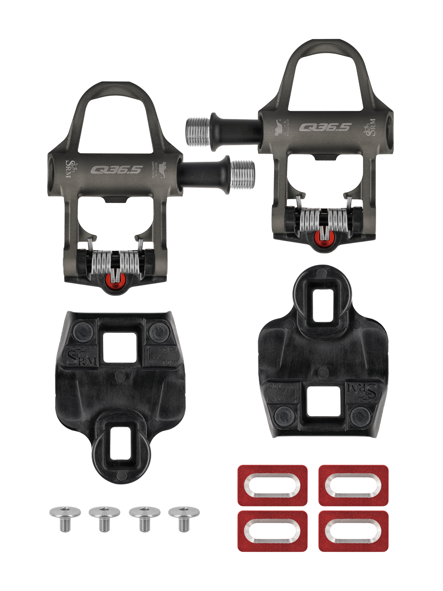 Top Vélo | Pedale chaussure Q36.5 SRM Ensemble Pedales Cales