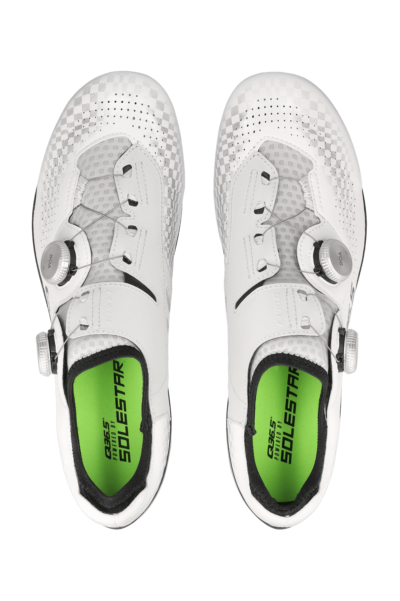 Top Vélo | Pedale chaussure Q36.5 SRM Vue Dessus edited