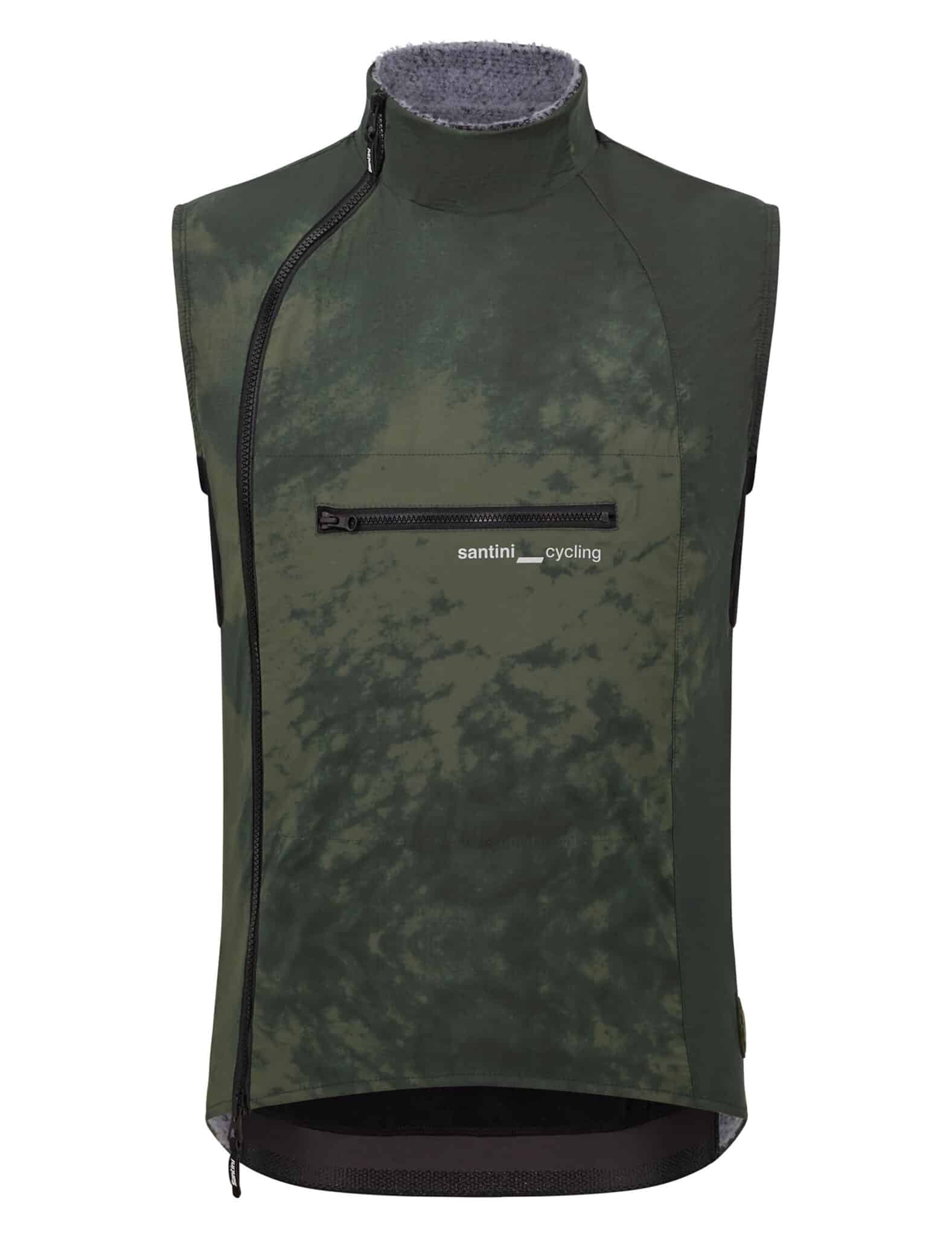 Top Vélo | Santini x Polartec H25 26 ALPHA INSULATED PRINT vest VM scaled