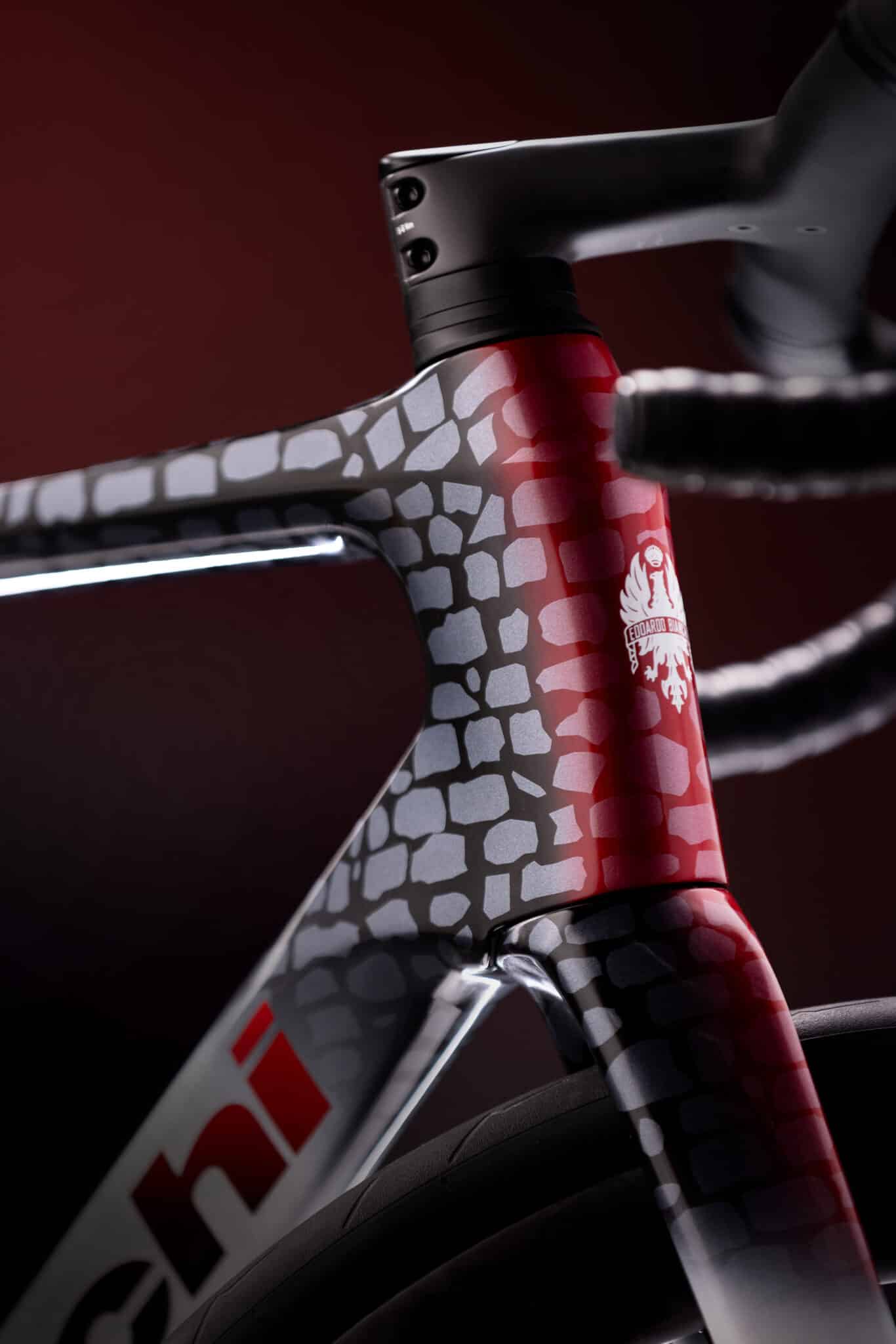 Top Vélo | Bianchi Infinito Paris Roubaix 2026 Details Douille de Direction scaled