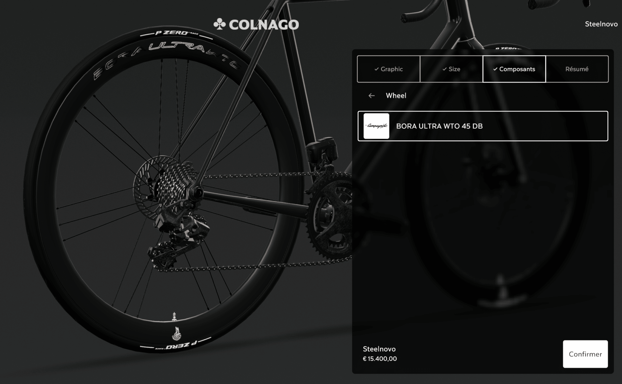 Top Vélo | Colnago Steelnovo Configurateur 2026 Roues Campa scaled